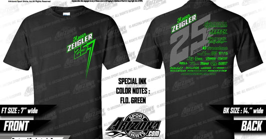 Mason Zeigler Team Adult Short Sleeve Tee